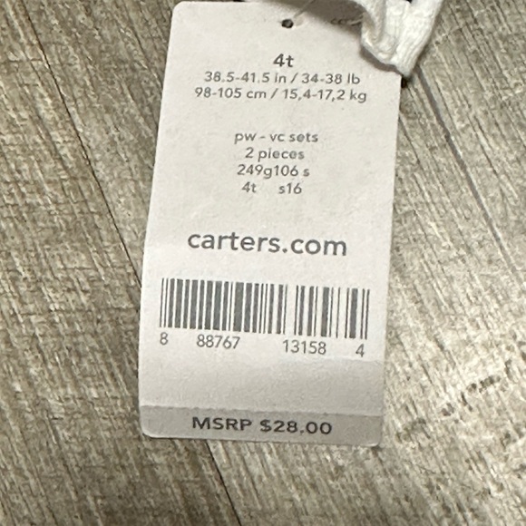 Boys Carters Toddler 4T Polo Shirt Top Stripes Blue Neon Orange Short Sleeve NWT - Picture 5 of 7